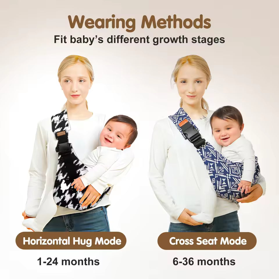 SnugBond Ergonomic Baby Sling Carrier