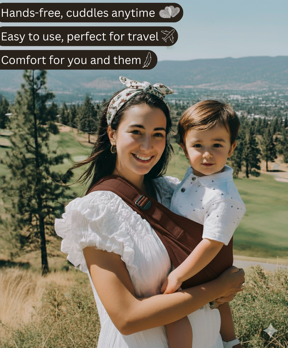 SnugBond Ergonomic Baby Sling Carrier